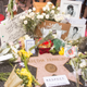 Flowers and mementos are left at a growing memorial at Aretha Franklin’s star on the Hollywood Walk of Fame on August 16, 2018 in Los Angeles, California. The legendary soul singer passed away today in Detroit from pancreatic cancer at age 76.